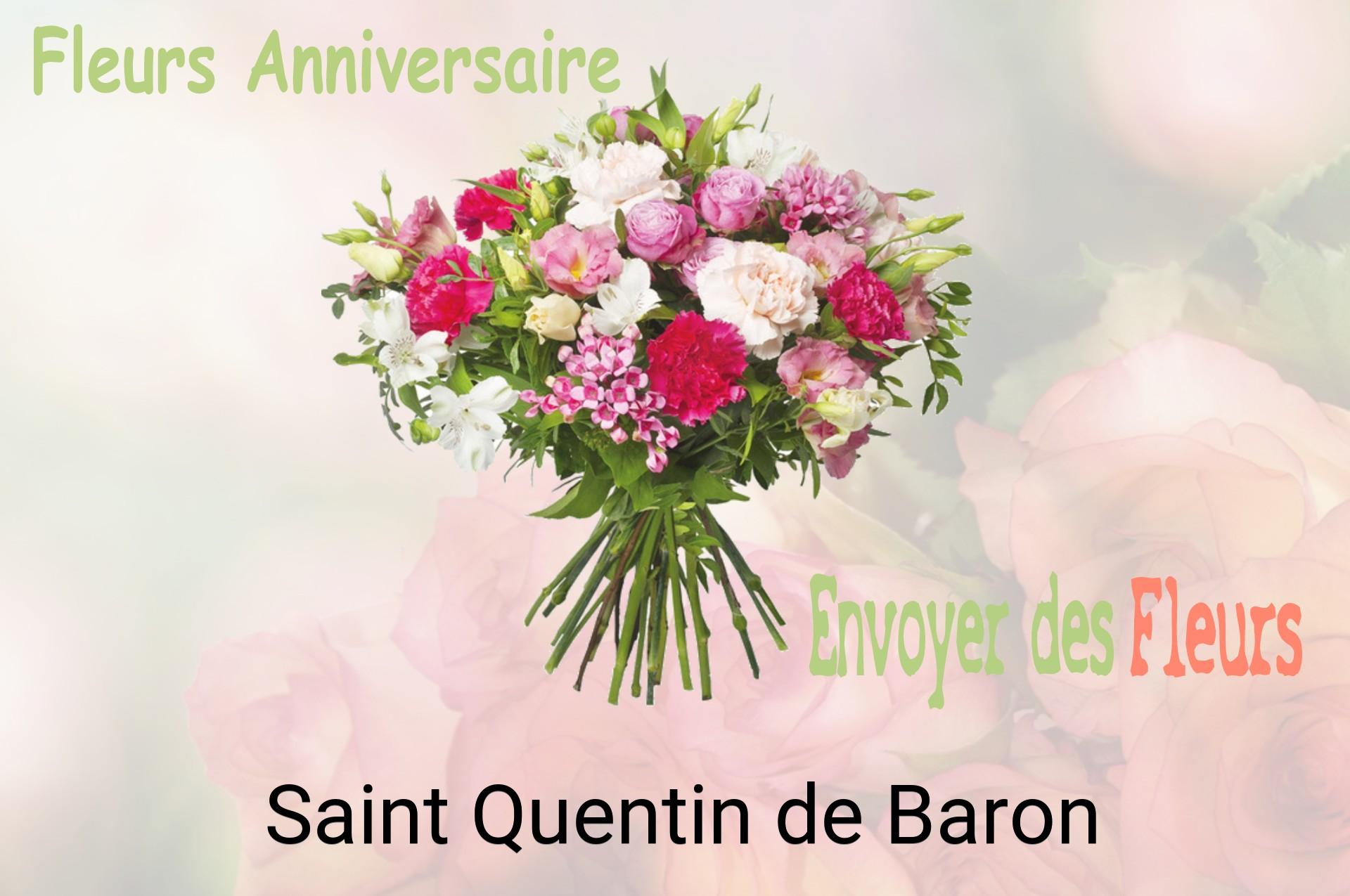 Bouquet de fleurs d’anniversaire livré à Saint-Quentin-de-Baron