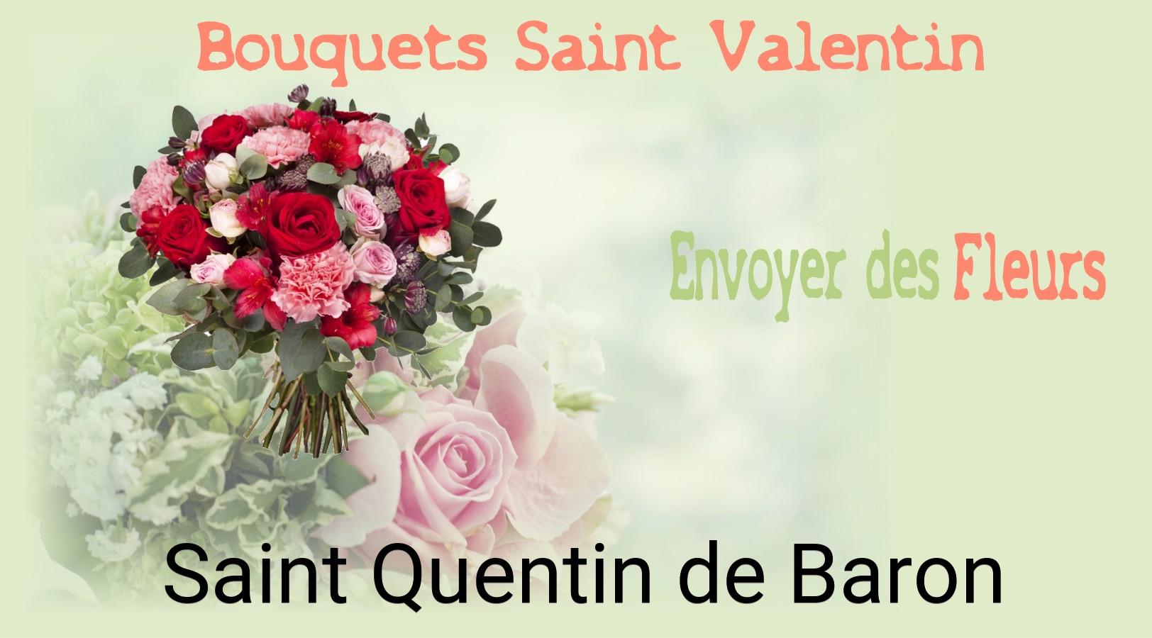 Roses de Saint-Valentin livrées à Saint-Quentin-de-Baron